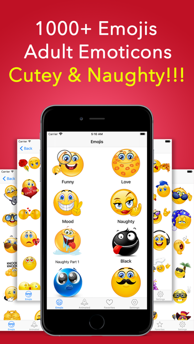 Screenshot #1 pour Adult Emoji Animated GIFs