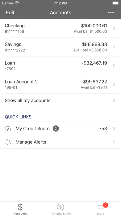 New Century FCU Screenshot