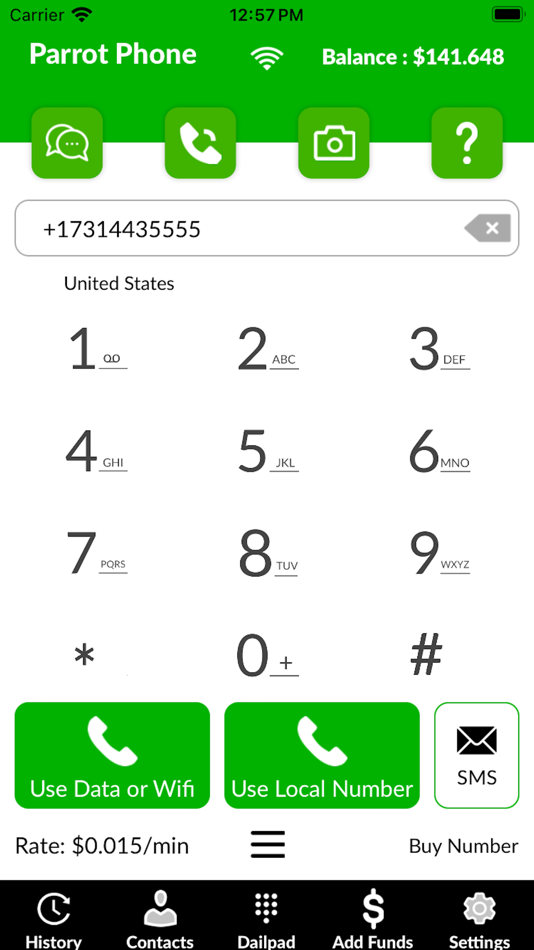 #3. Parrot Phone (iOS) 由: Parrot Phone Network