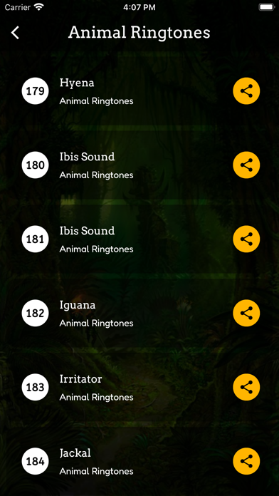 Animal Sounds Ringtone Screenshot
