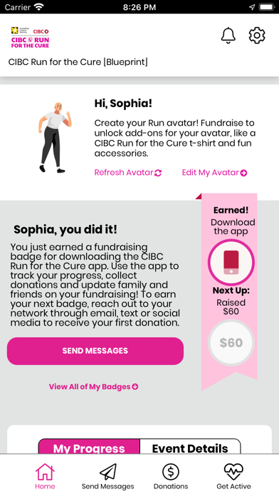 CIBC Run for the Cure Screenshot