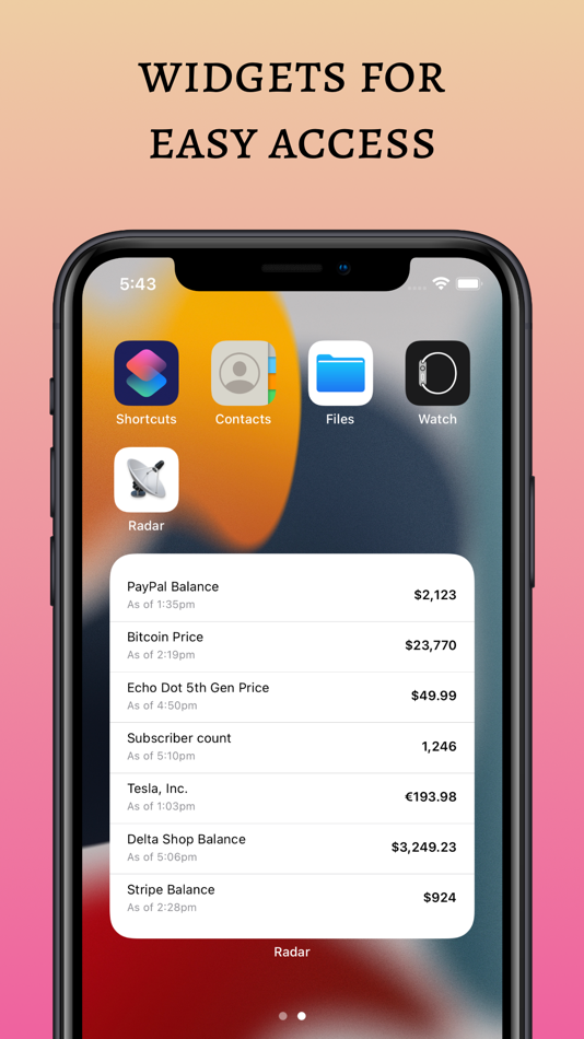 #3. Radar - Check Metrics (iOS) 由: Ganapathy Sankaran