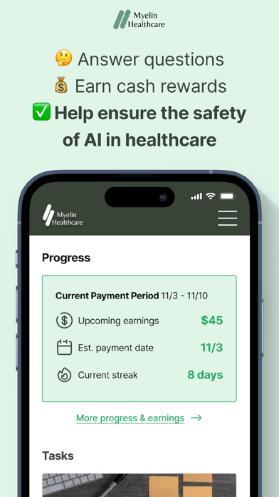 Myelin Healthcare Screenshot