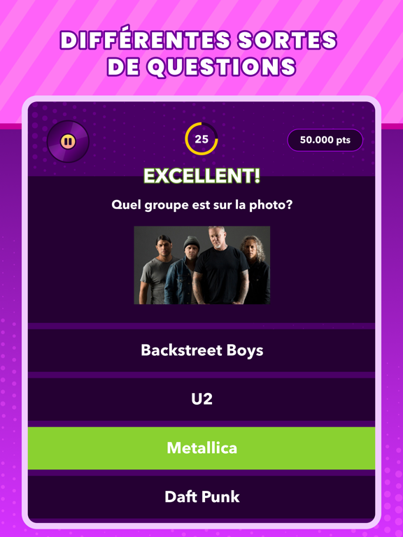 Screenshot #5 pour Trivial Musique Quiz