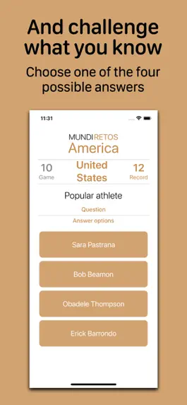 Game screenshot MundiRetos - America hack