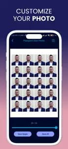 Passport Size Photo Maker Pro screenshot #3 for iPhone