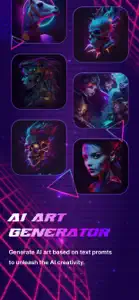 AI art generator. CyberAI screenshot #1 for iPhone