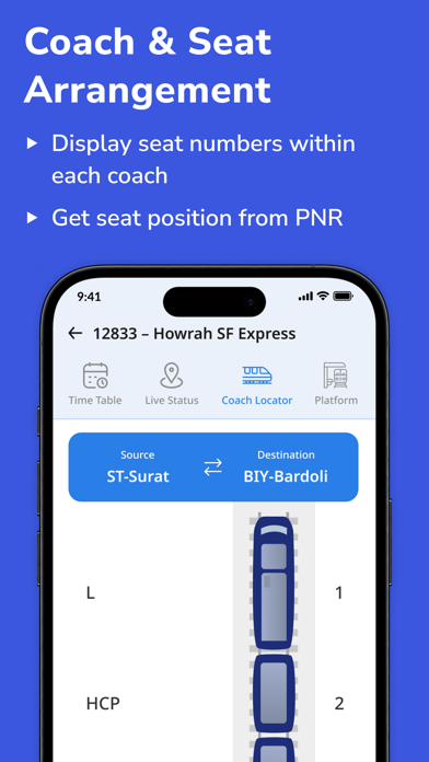 Where is my Train - Train App Screenshot