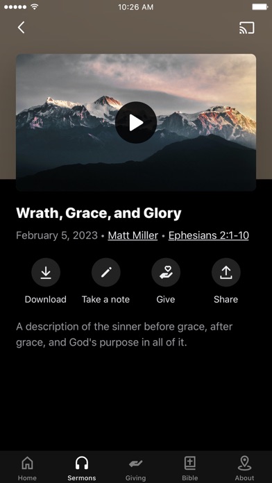 The Vine Community Church App Screenshot