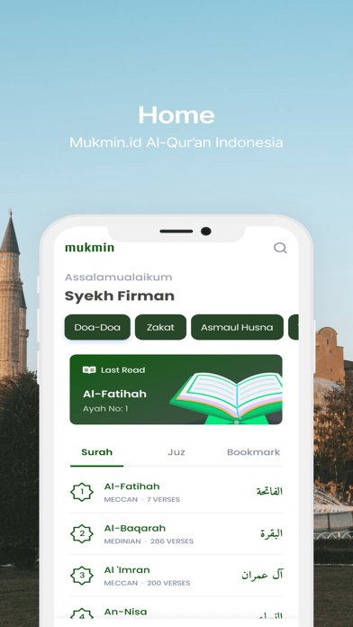 Mukmin.id-Al Quran dan Kiblat Screenshot