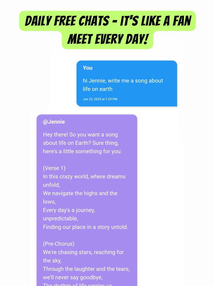 Chat with AI Kpop Idols