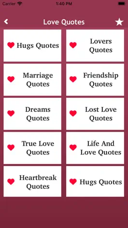Game screenshot Romantic Status & Love Quotes hack