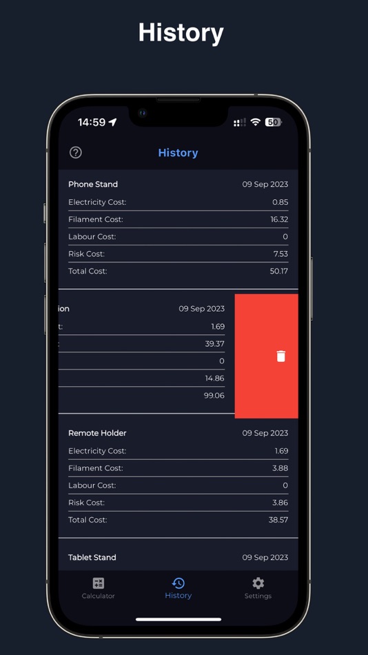 #3. 3D Printer Cost Calculator (iOS) 由: Reme Le Hane
