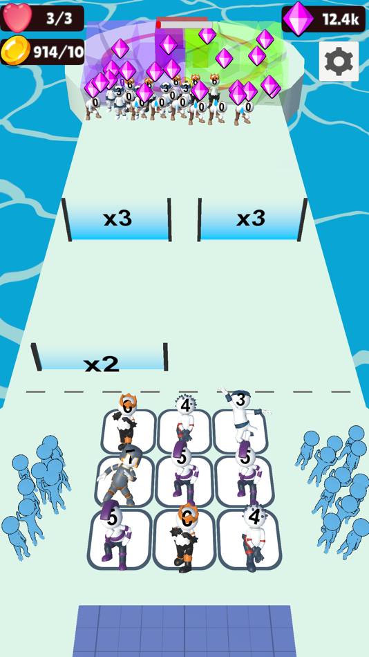 #2. Push Battle - Merge Tactics (iOS) 来自: TechQiao Inc.