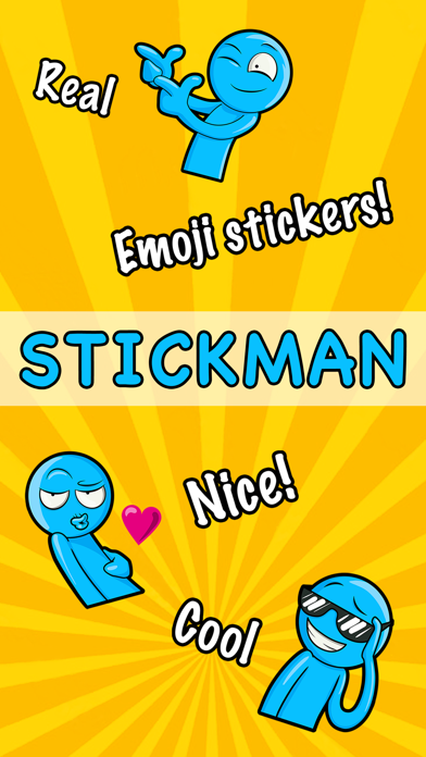 Real Stickman - Emoji Stickers Screenshot