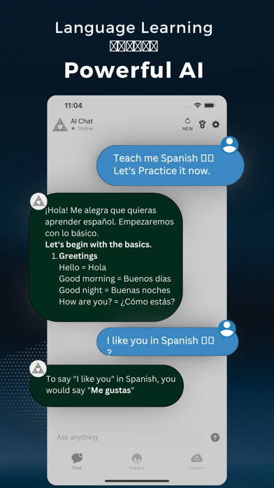 AI Chatbot: SmartAI Assistant Screenshot