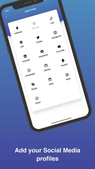 Virtual Profile Screenshot