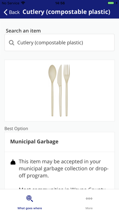 Wayne County Recycles Screenshot