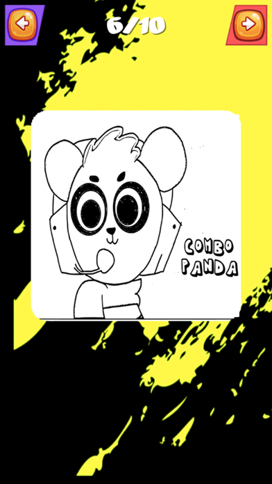 combo world panda coloring Screenshot