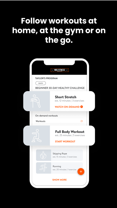 NBS Fitness Screenshot