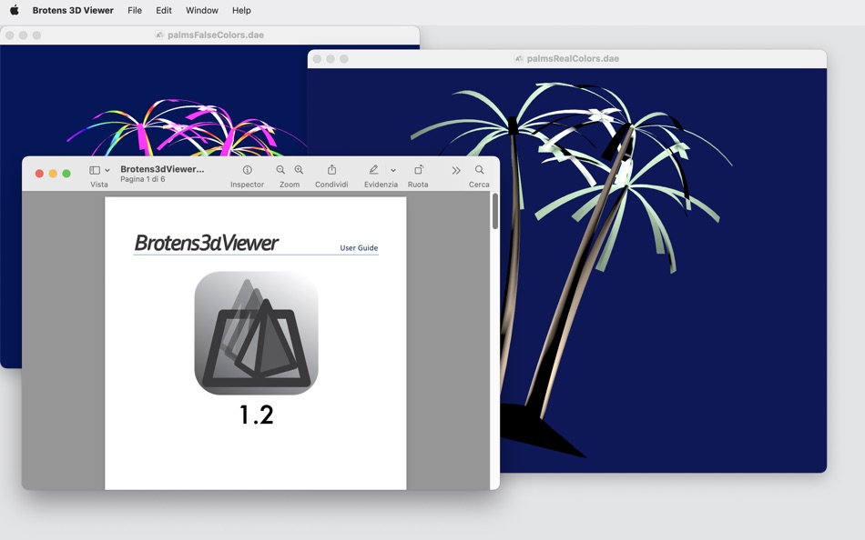 #4. Brotens 3D Viewer (macOS) Podle: Marcello Brocato