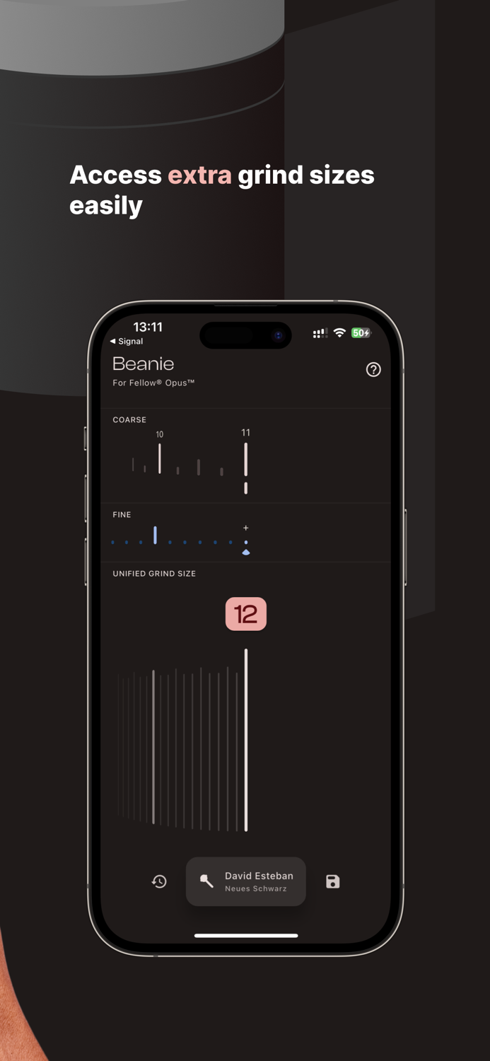 Beanie - Grind Size Finder