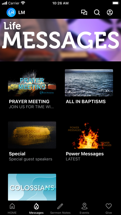 Life Ministries LM, Inc Screenshot
