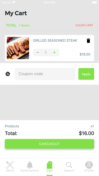 MuscleMeal Screenshot