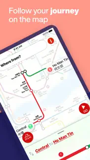 hong kong metro map & routing iphone screenshot 4