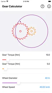 gear simulation & calculation iphone screenshot 3