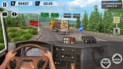 Log Transporter Truck Driving Screenshot