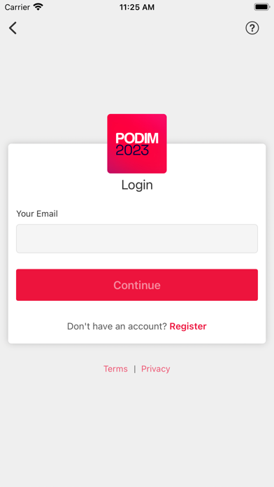 PODIM 2023 Screenshot