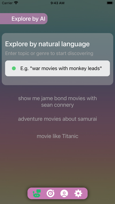 Movies2Watch -Suggestion by AI Screenshot