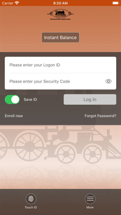 Brainerd BN Credit Union Screenshot