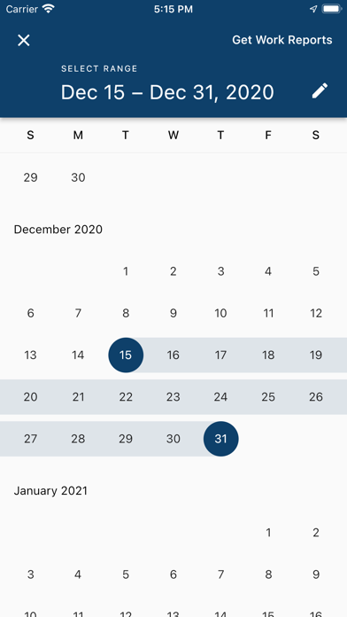 QBC Attendance Screenshot