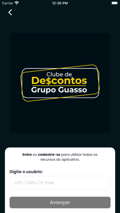 Guasso Clube de Descontos Screenshot