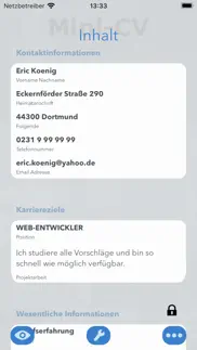 ihren mini-cv iphone bildschirmfoto 1