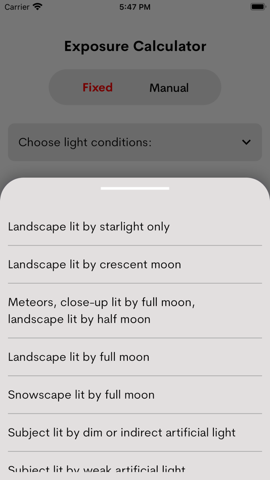 #6. Long Camera Exposure Calc... (iOS) 由: Bhavinkumar Satashiya