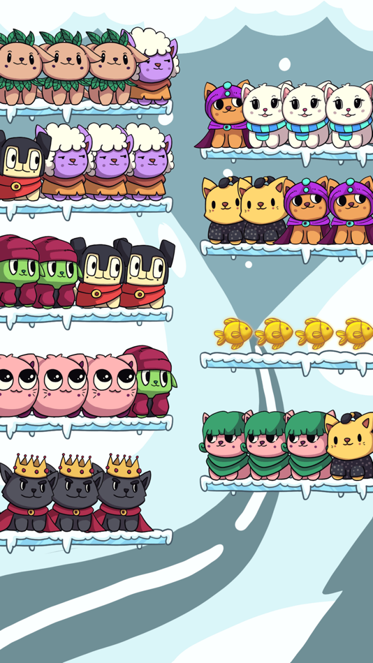 #5. Cat Sort Puzzle (iOS) Ved: HE HE