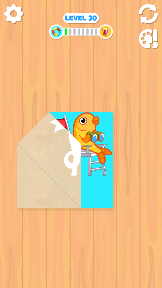 #6. Fold It! Paper Puzzle 3D (iOS) 由: MAD PIXEL
