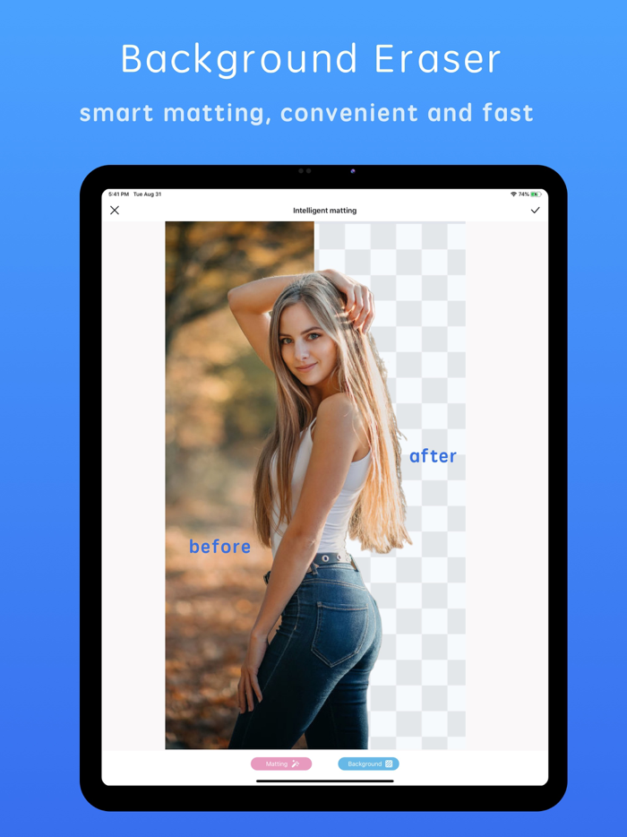 Photo Retouch-erase background