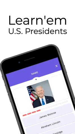 Game screenshot Learn'em: U.S. Presidents mod apk
