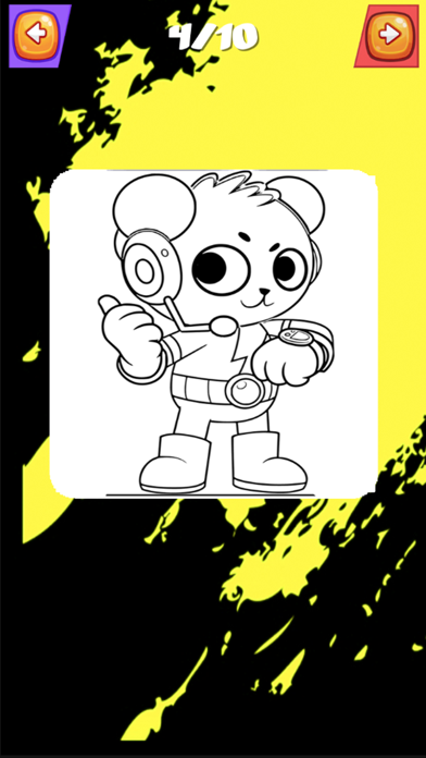 combo world panda coloring Screenshot
