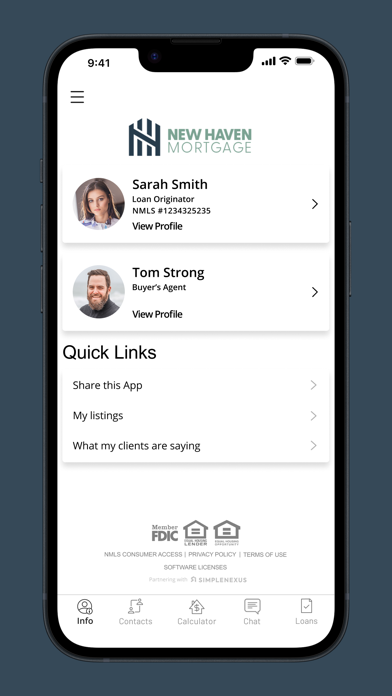 New Haven Mortgage Screenshot