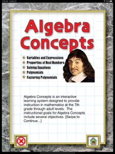 Algebra Concepts for iPad screenshot #7 for iPad