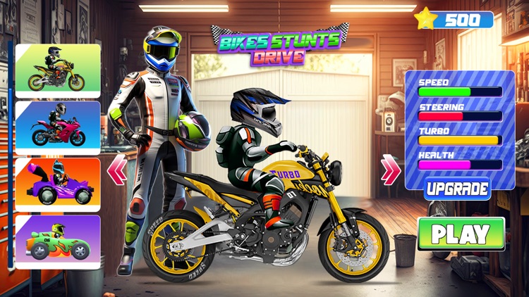 Bikes Stunt Downhills Racing