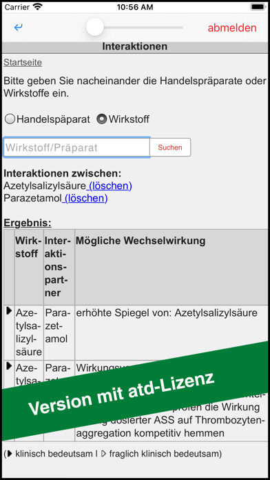 arznei-telegramm & atd Screenshot
