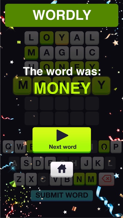 Wordy! Unlimited Word Game Screenshot