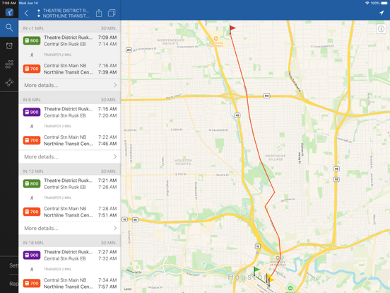 Screenshot #5 pour ezTransit Houston METRO