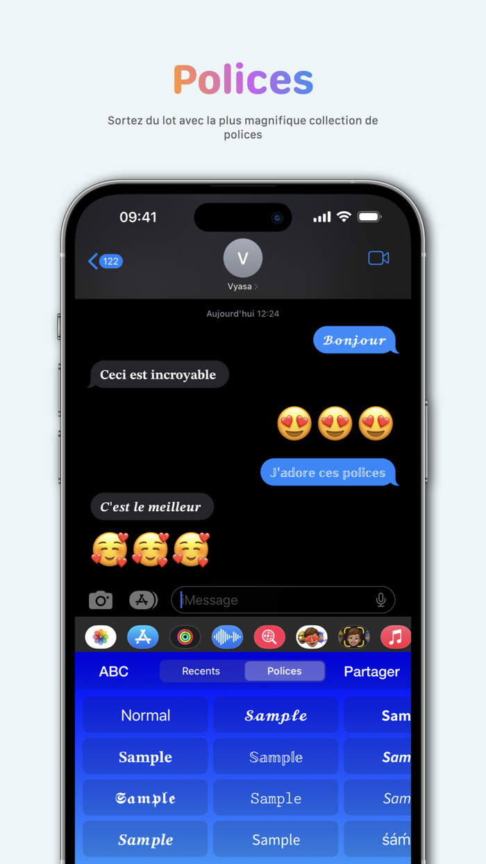 Polices du clavier - Nouveaux